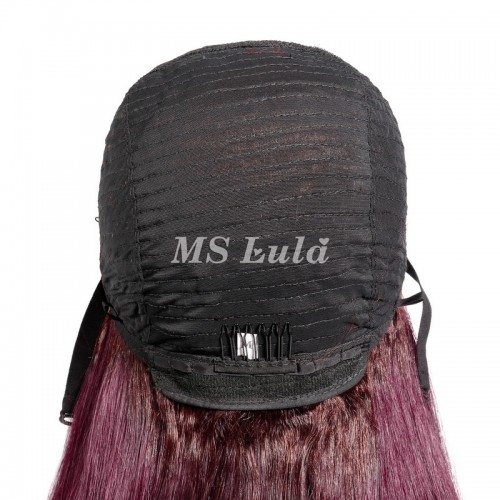 #4/99J Double Drawn Straight 4x4 Closure Wig | Human Hair Wig | Lace Front
